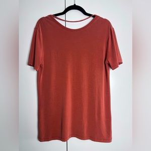 American Apparel Brushed Jersey Open Back Oversized Shirt